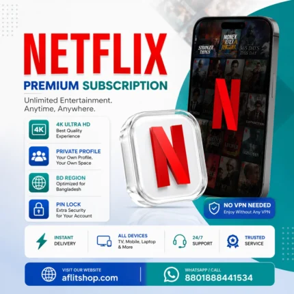 Netflix Premium  Account 30 Days