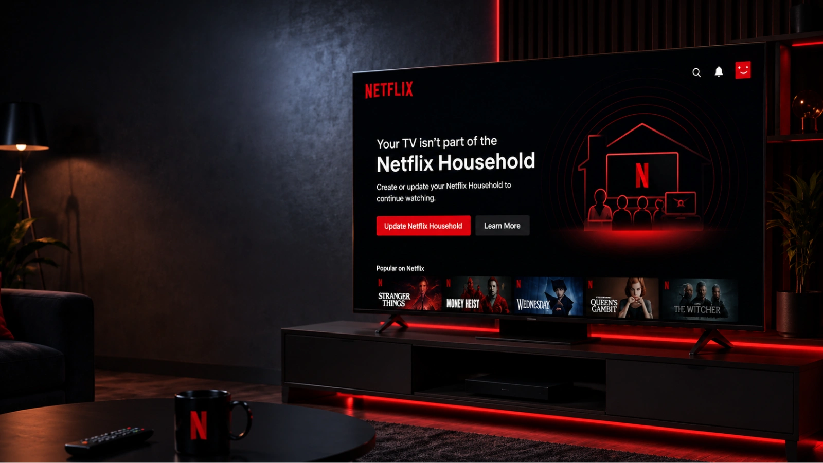 Netflix TV household update tutorial featured image